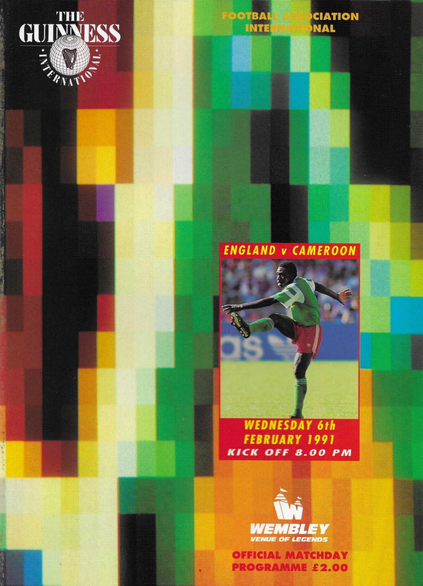 1991 - ENGLAND v CAMEROON